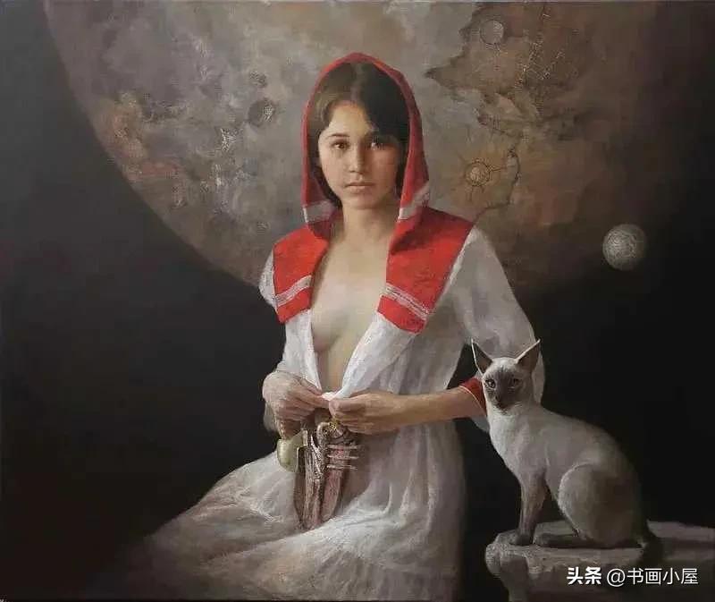 人物艺术油画名画人像，世界名画男女的油画像