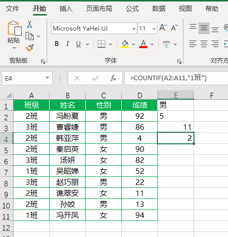统计人数的函数，EXCEL中如何运用函数快速统计及格人数（Excel如何统计数据个数）