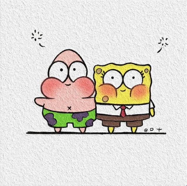 海绵宝宝人物，顾云曦.可爱海绵宝宝动画片人物微信（海绵宝宝和派大星动漫头像）