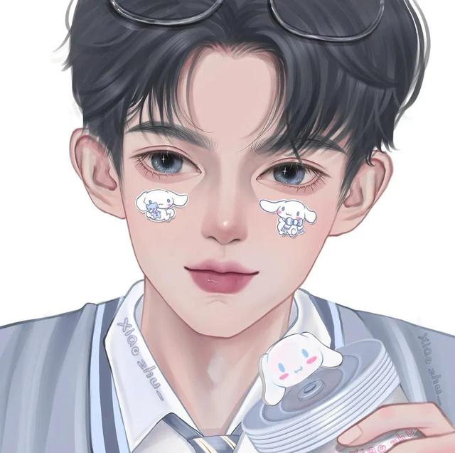 螃蟹：敲可爱卡通情侣头像微信，螃蟹：敲可爱卡通情侣头像（动漫情侣头像）