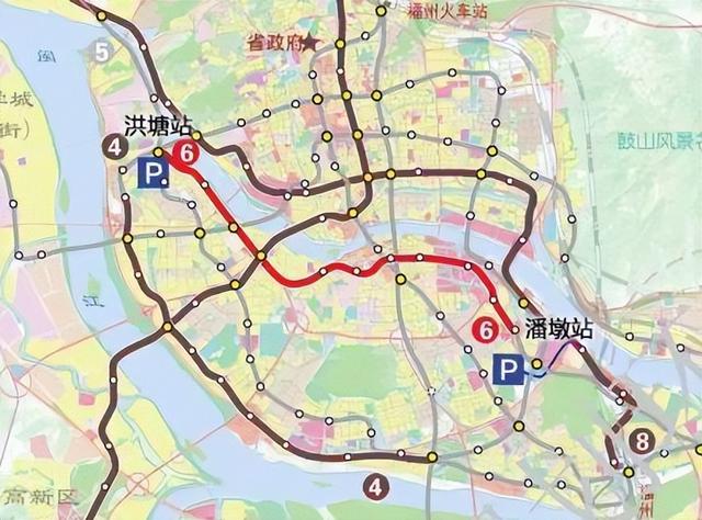 福州地铁规划图，福州地铁三号线最新规划图（涉及3号、8号、S1线等）