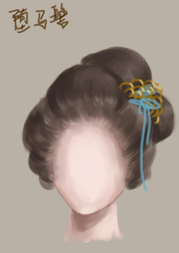 古代发型随意又好看，小说词汇积累第4天——古装女子发型