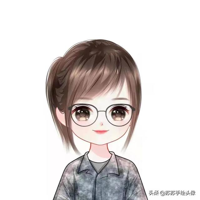 女生微信头像卡通，卡通微信女生头像（卡通可爱的女生头像）