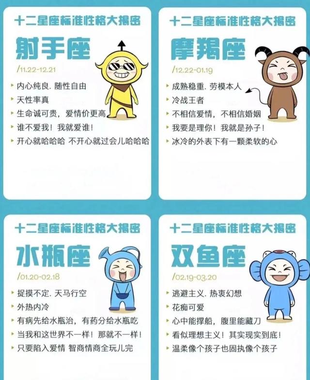 十二星座都有哪些，12月份的星座有哪些（关于十二星座，了解一下吧）