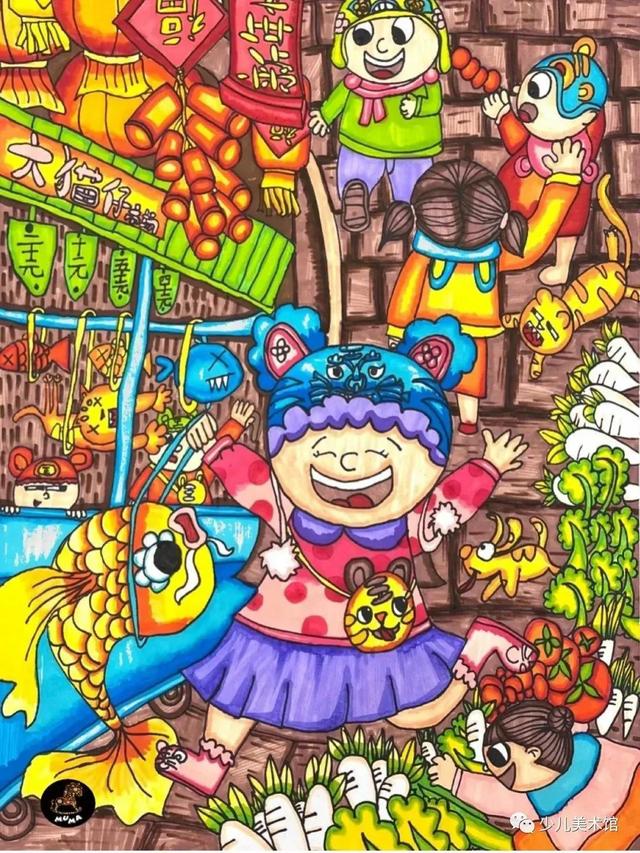 好看图.，好看图片头像女生（创作必备素材——61张主题儿童画）