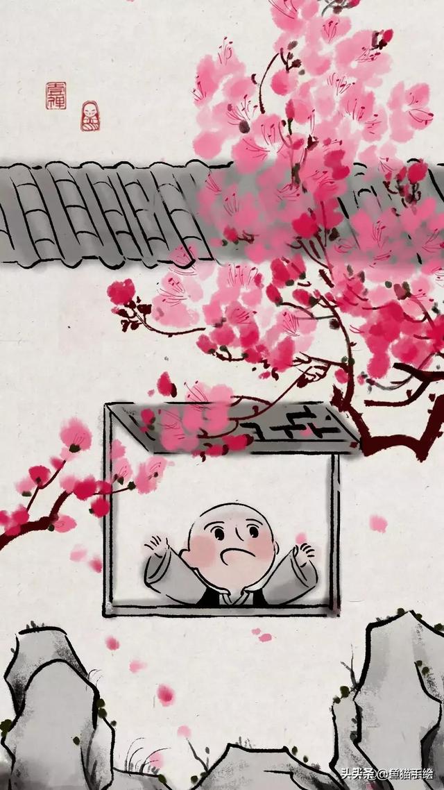 真人呆萌小和尚头像，可爱小和尚图片萌萌哒 头像（漫画里小和尚看着也太萌了）