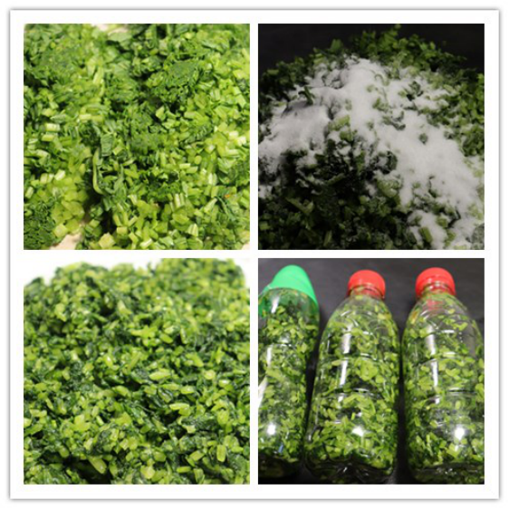 酸菜的制作方法，如何制作酸菜（只需要盐和三个矿泉水瓶）