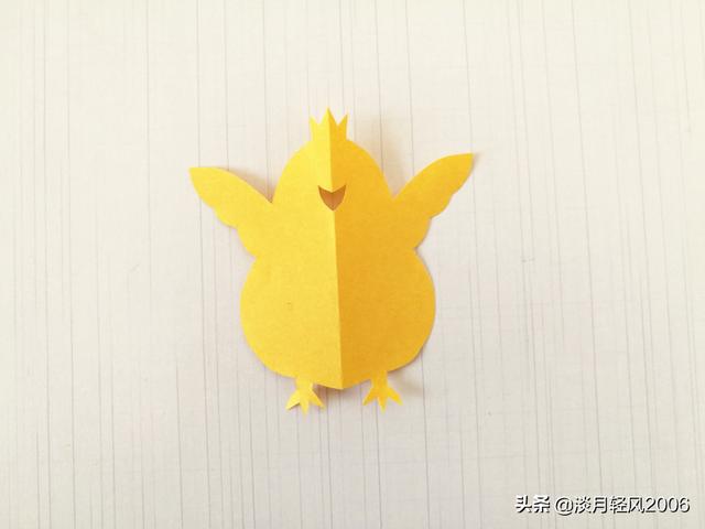 小学生剪纸简单又漂亮步骤，小学生剪纸教程（剪纸小鸡教程）