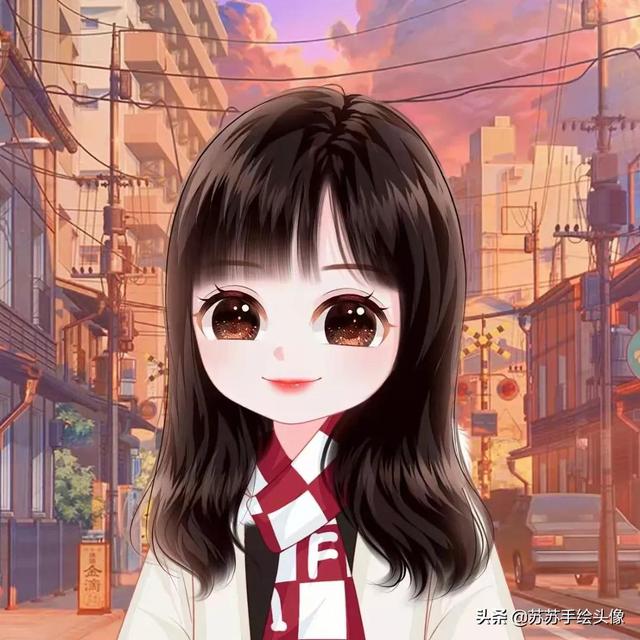 女生微信头像卡通，卡通微信女生头像（卡通可爱的女生头像）