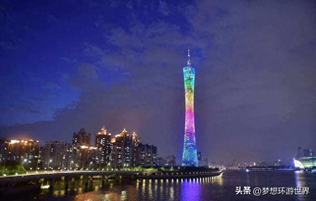 广州地标“小蛮腰”，超适合看日落，还有摩天轮和跳楼机玩