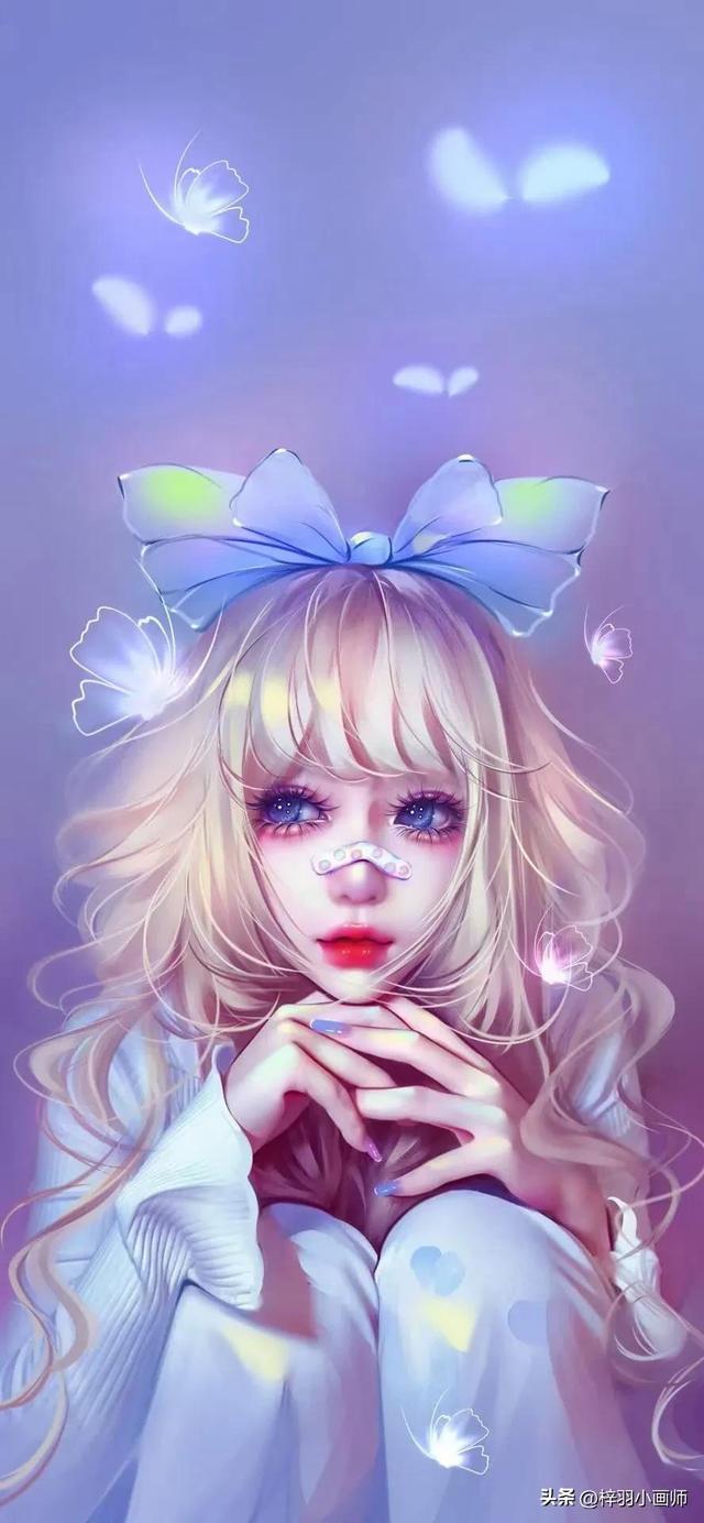 超唯美手绘女生头像，唯美手绘女生头像微信（用最初的心迎接最好的自己）