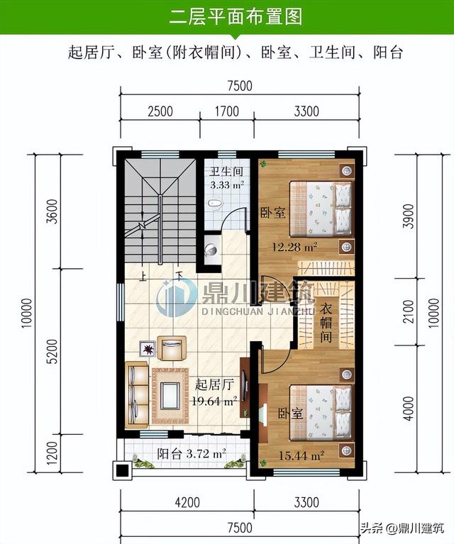 3层小别墅设计，农村三层小别墅设计图带露台（4套小开间三层别墅）