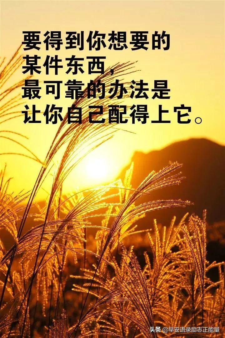 人生勵志語錄經典段落（人生勵志正能量）