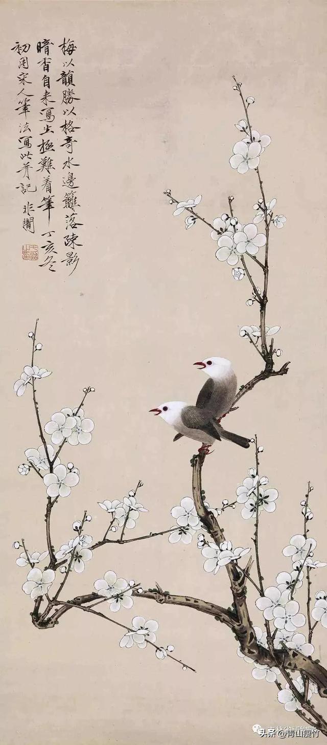 花鸟画作品欣赏，立体横幅小写意花鸟画100幅（精品花鸟画30幅，欣赏）