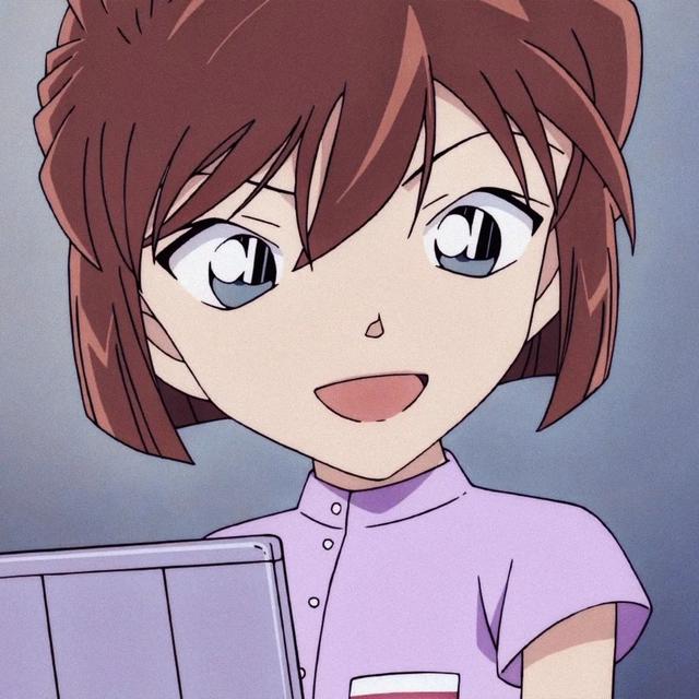 名侦探柯南里面的小哀头像，100张灰原哀头像合集