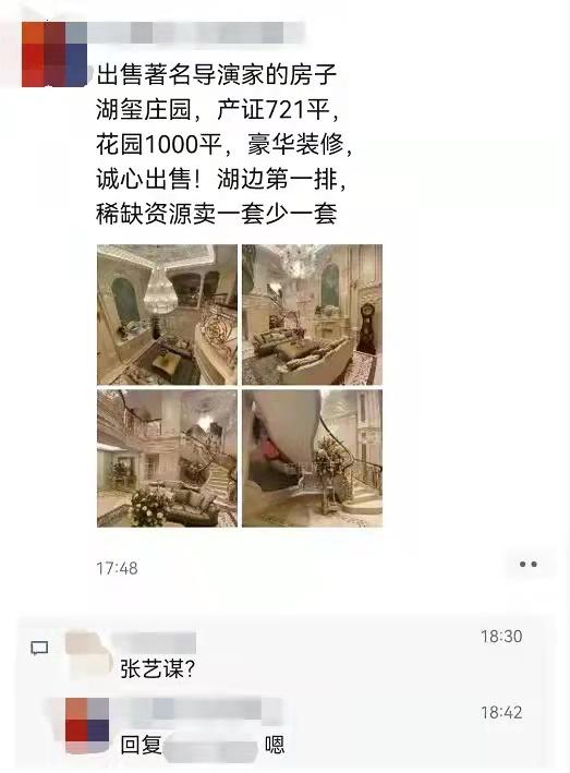 房屋出售信息（曝张艺谋急售无锡临湖别墅）