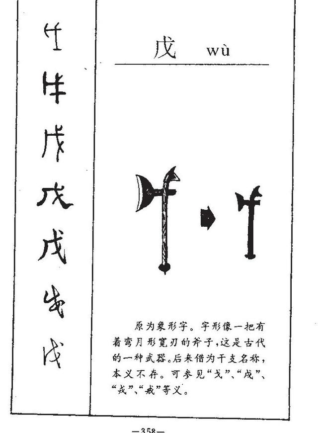 戊戍戊戌分别是什么意思，“戊、戌、戍”这三个字