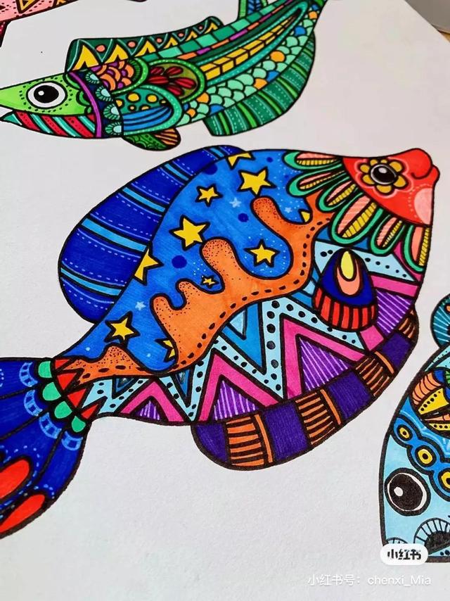 秋天最简单的画，简单秋天的简笔画方法（50张马克笔色彩丰富的秋天主题装饰画）