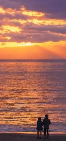 落日余晖图片，落日余晖（壁纸：黄昏夕阳）