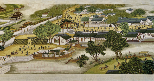 清明上河图十字绣，清明上河图十字绣成品价格（耗时5年完成）