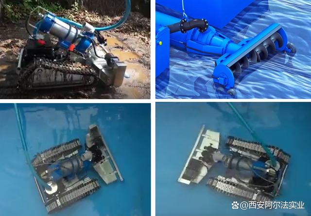 河道清淤用什么机械，河道清淤施工专业施工队（选阿尔法清淤机器人就对了）