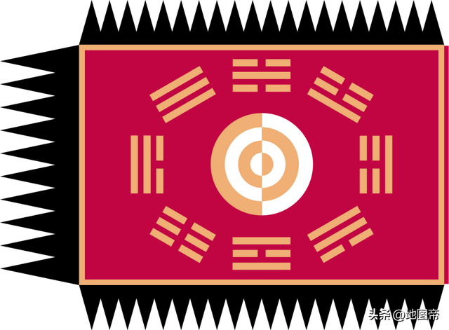亚洲各国国旗图片，你能说出来几个（韩国国旗上的太极是哪来的）
