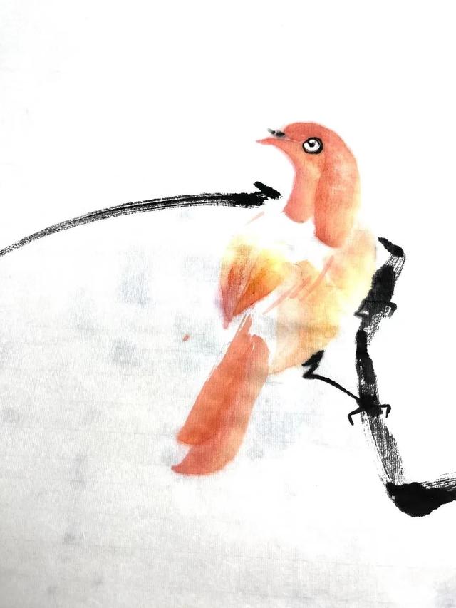 简单的鸟怎么画，如何画简易的小鸟（画家刘华：鸟的画法）