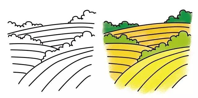 一步一步画白云，白云怎么画（60款唯美的风景简笔画教程）