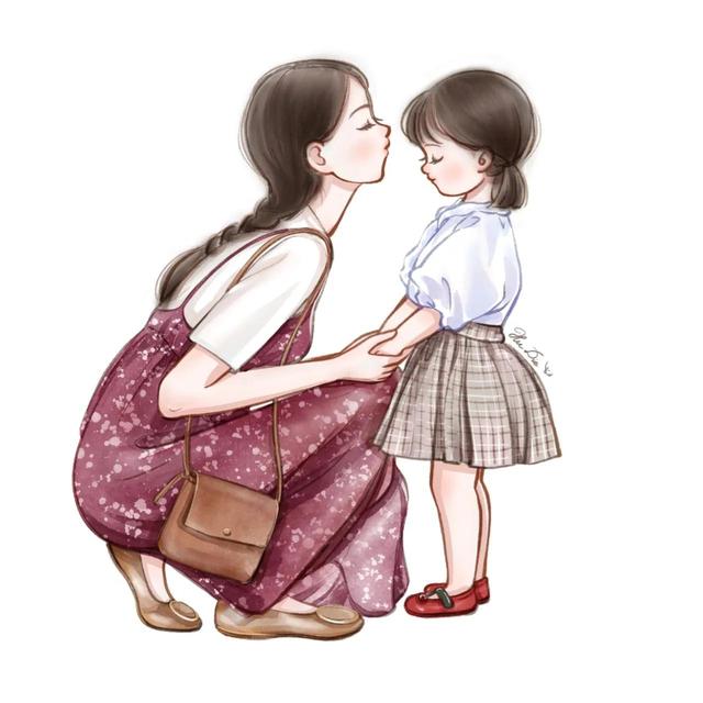 母女头像微信，母女头像（妈妈带女宝母女头像）