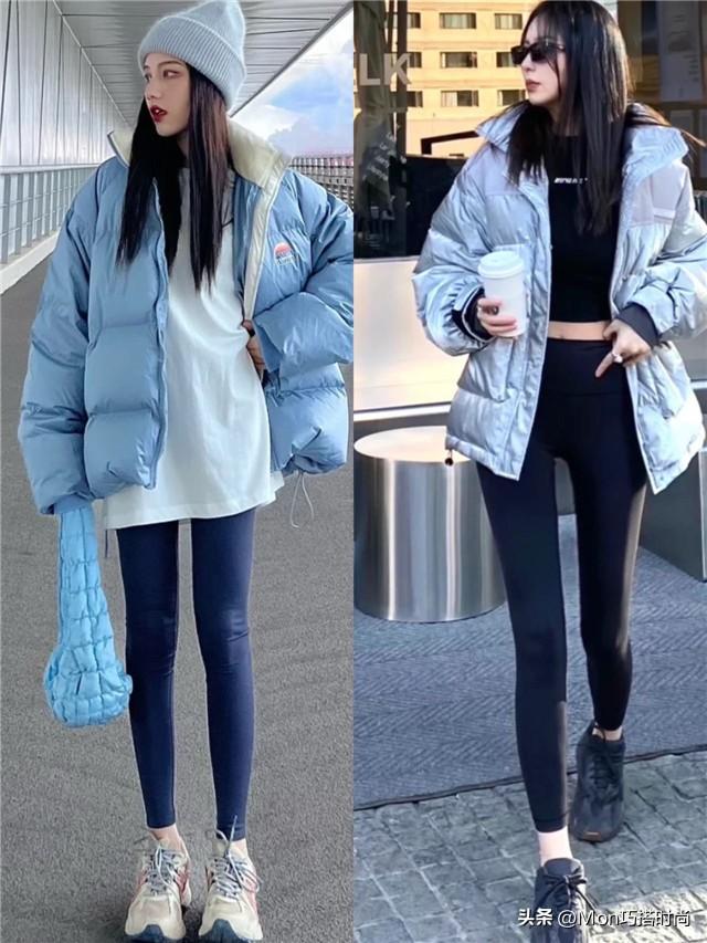 老爹鞋搭配什么裤子穿好看，老爹鞋穿什么裤子好看（“羽绒服+鲨鱼裤+老爹鞋”=今年最火的穿搭）
