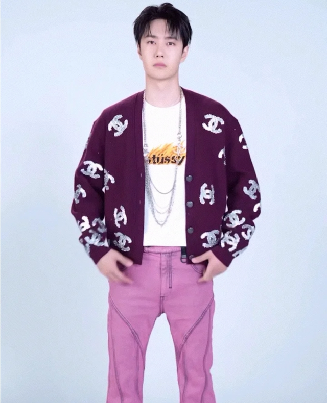 男星女装造型有多美，王一博《街舞5》穿女装