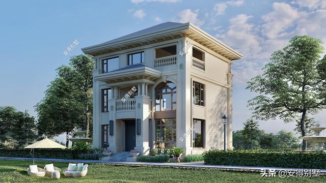 3层大气别墅农村自建房，外观大气、造价不高、布局舒适