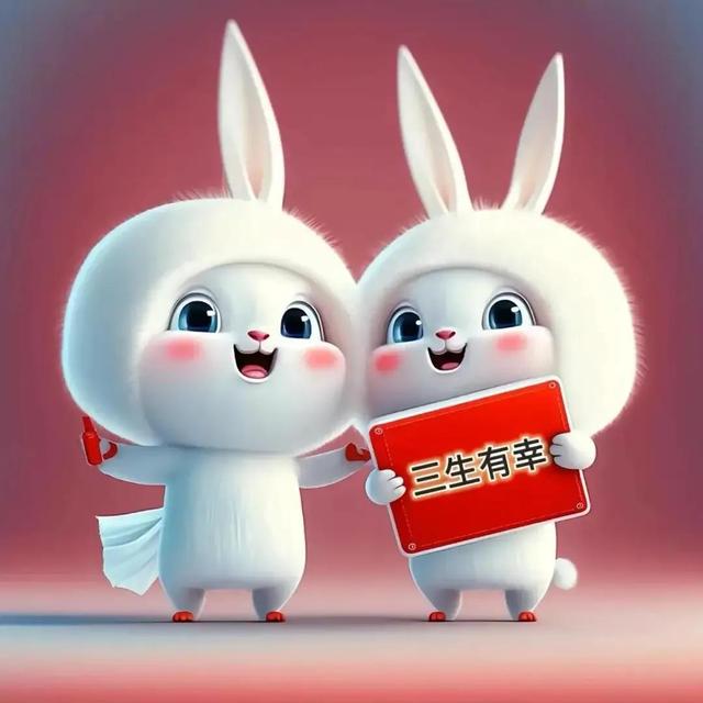 微信头像2023卡通兔子头像，2023萌兔头像