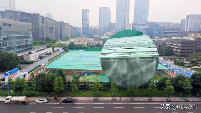 字节跳动成都建总部，高新区城管局对我司监理项目进行环保检查