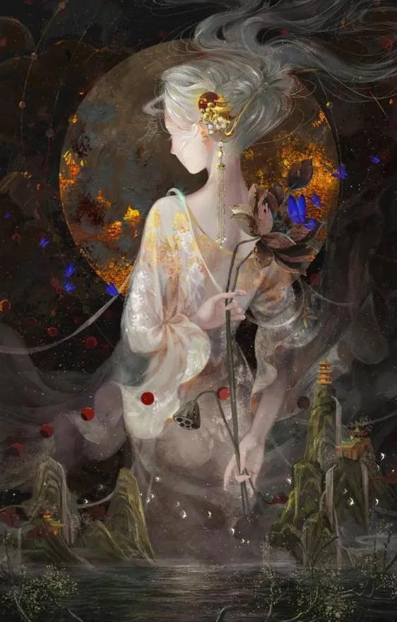 如何画古风美女，怎样绘画古代美女（看一眼就想收藏的古风手绘）