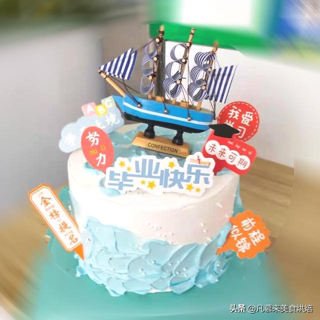 8寸和10寸的蛋糕比较图，8英寸蛋糕等于多少寸10寸吗（100款毕业蛋糕图片合集）