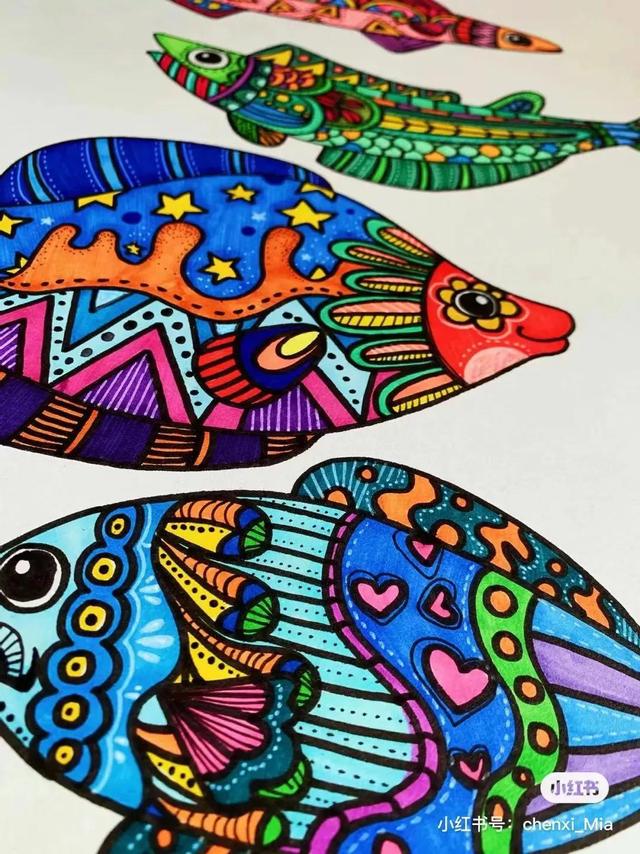 秋天最简单的画，简单秋天的简笔画方法（50张马克笔色彩丰富的秋天主题装饰画）