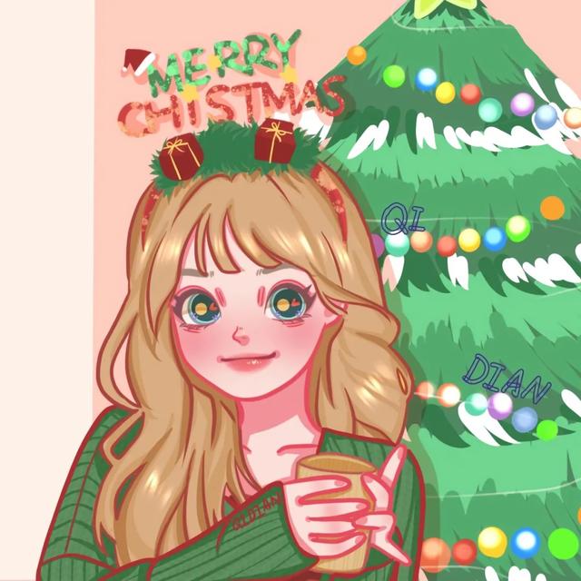 可爱卡通图片女孩甜美，啊啦 可爱卡通图片女生微信（超可爱的手绘女生头像）