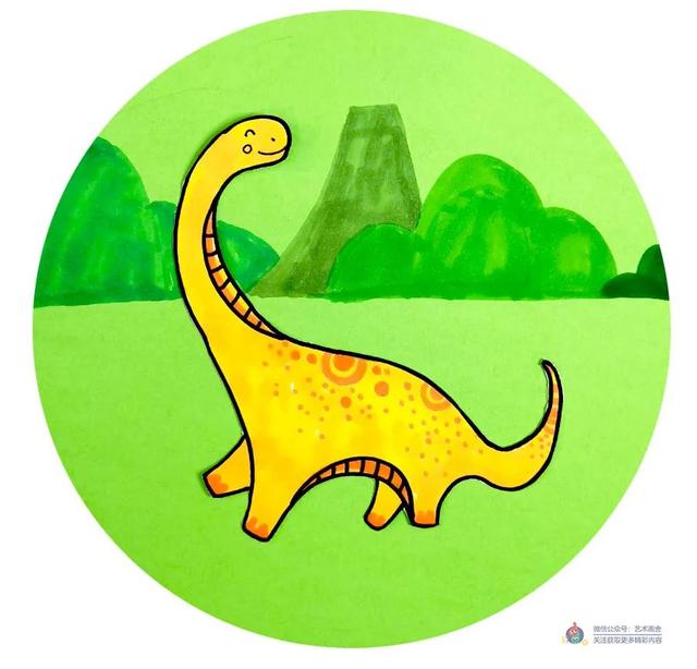 火龙怎么画，吓死人的立体画（综合创意画--重回恐龙时代）