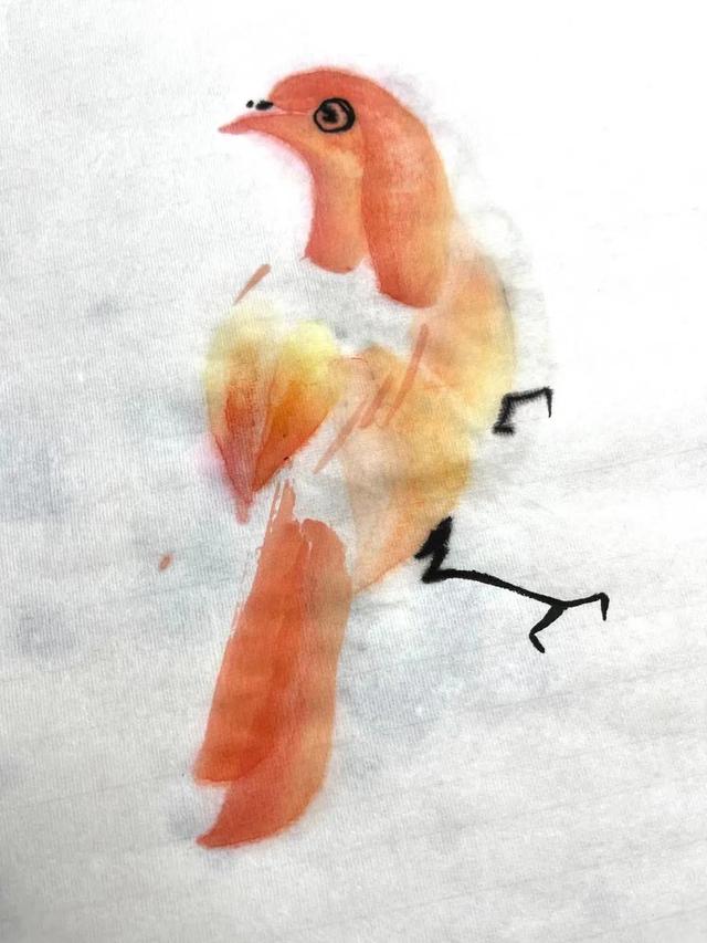 简单的鸟怎么画，如何画简易的小鸟（画家刘华：鸟的画法）