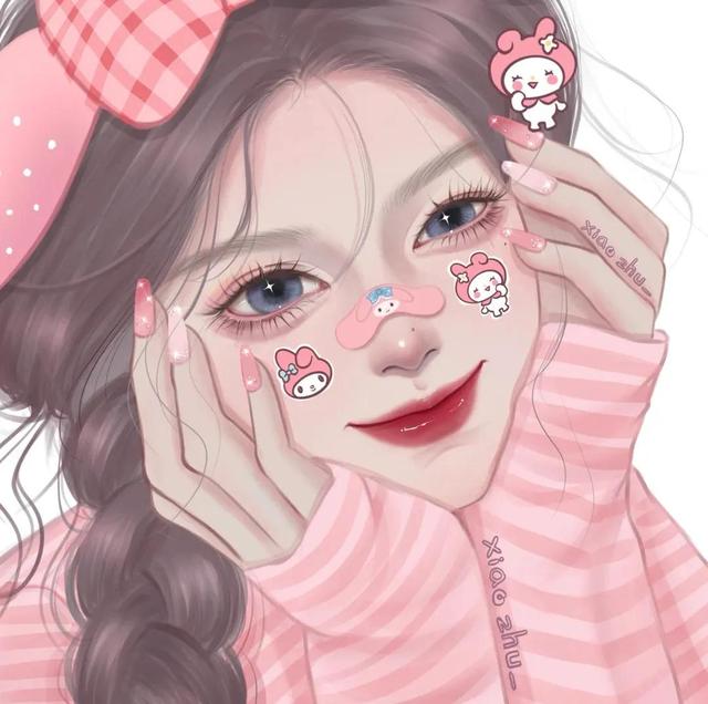 螃蟹：敲可爱卡通情侣头像微信，螃蟹：敲可爱卡通情侣头像（动漫情侣头像）