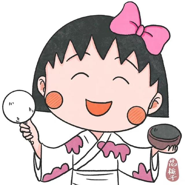 樱桃小丸子动态头像，樱桃小丸子微信头像   呆萌丸子的天真（天真烂漫一颗小樱桃）