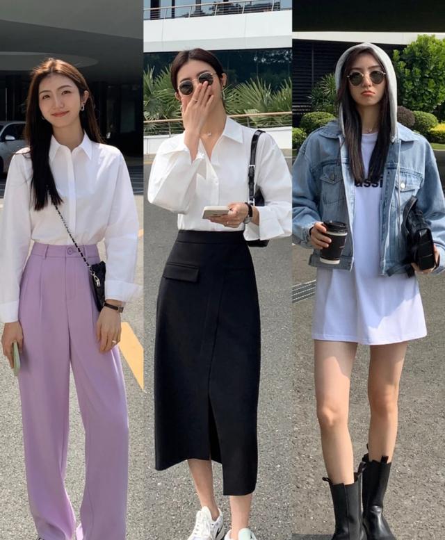 春季服装搭配图片,春天衣服怎么搭配好看(看看这24套时髦穿搭)