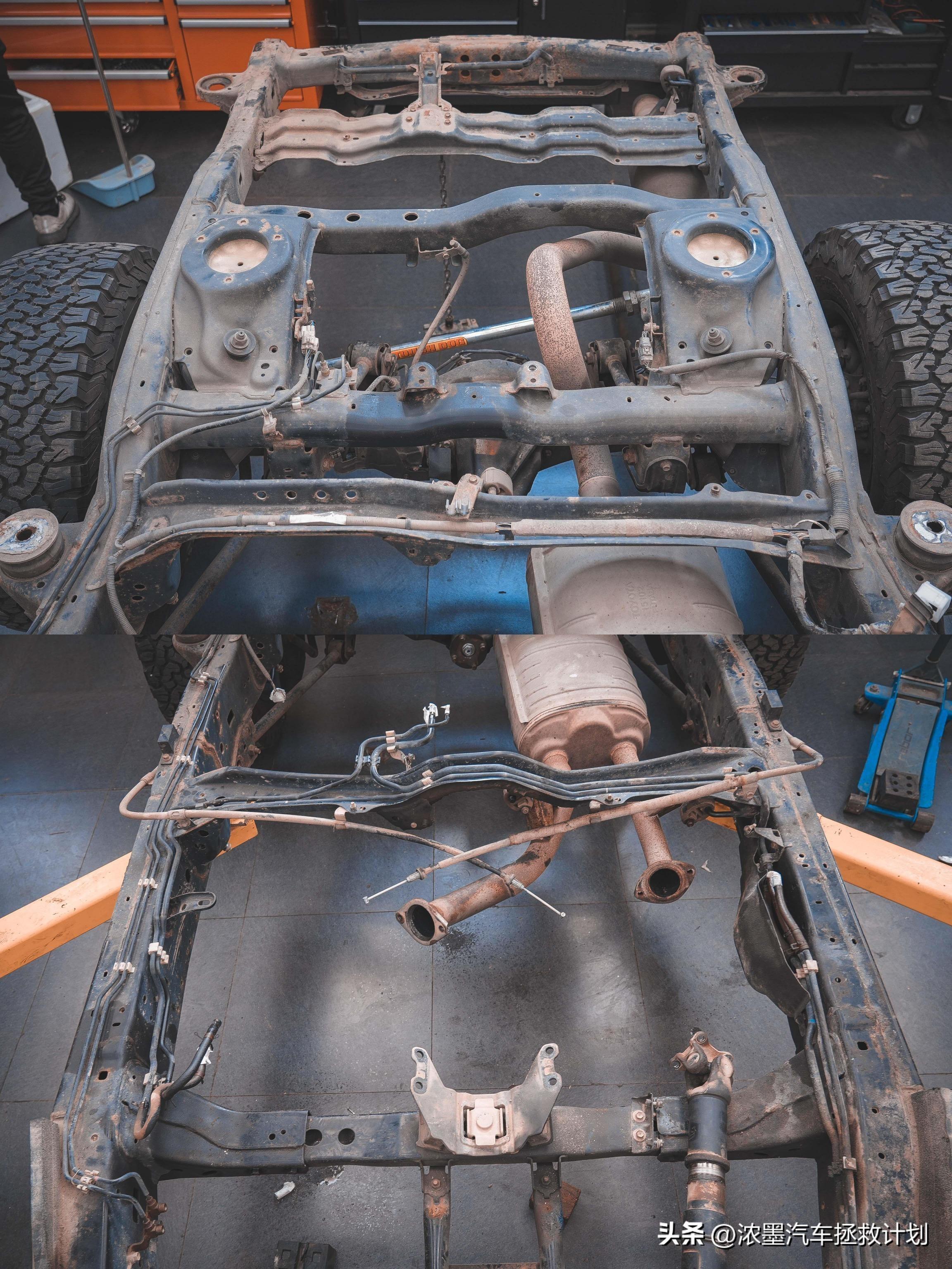 丰田兰德酷路泽lc150和lc200有什么区别(复活一台底盘溃烂的陆巡lc200