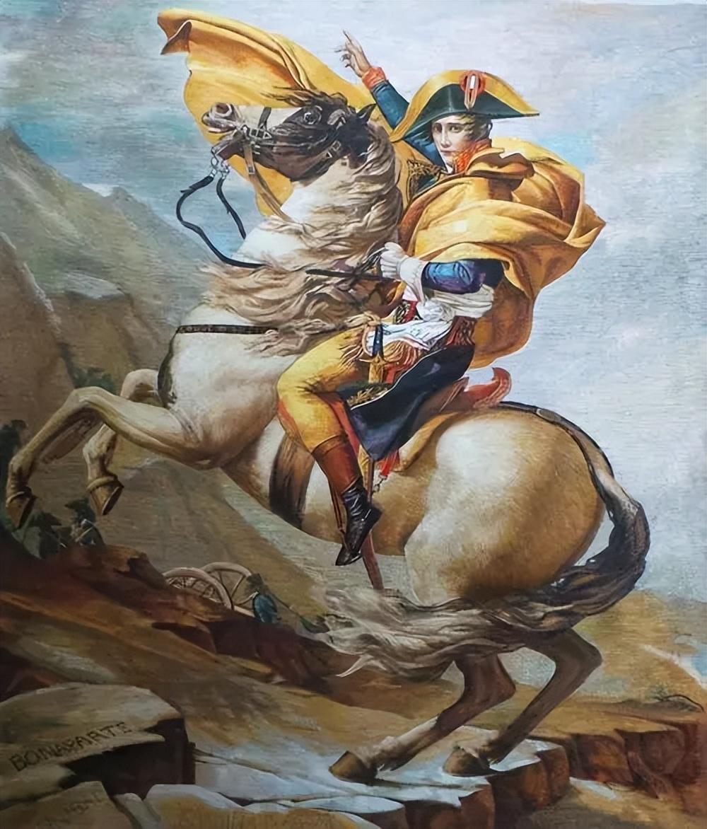 拿破仑骑马的画叫什么图片