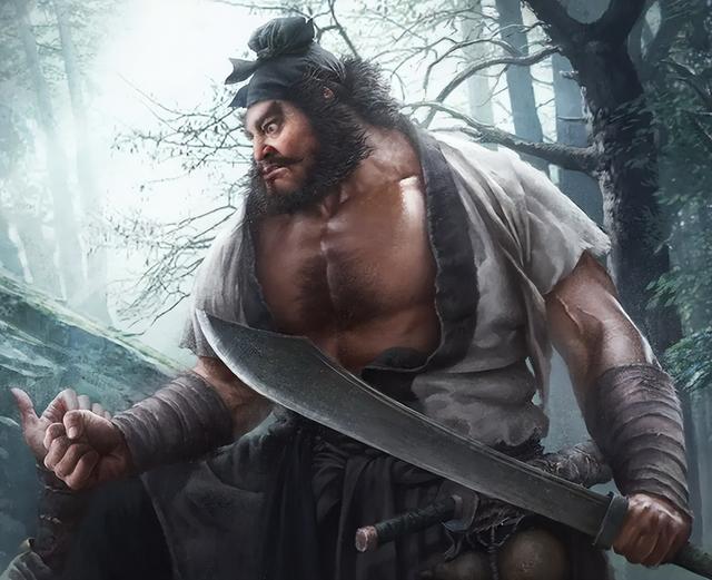 黑旋风李逵图片，李逵的行为特征（黑旋风李逵的结局）