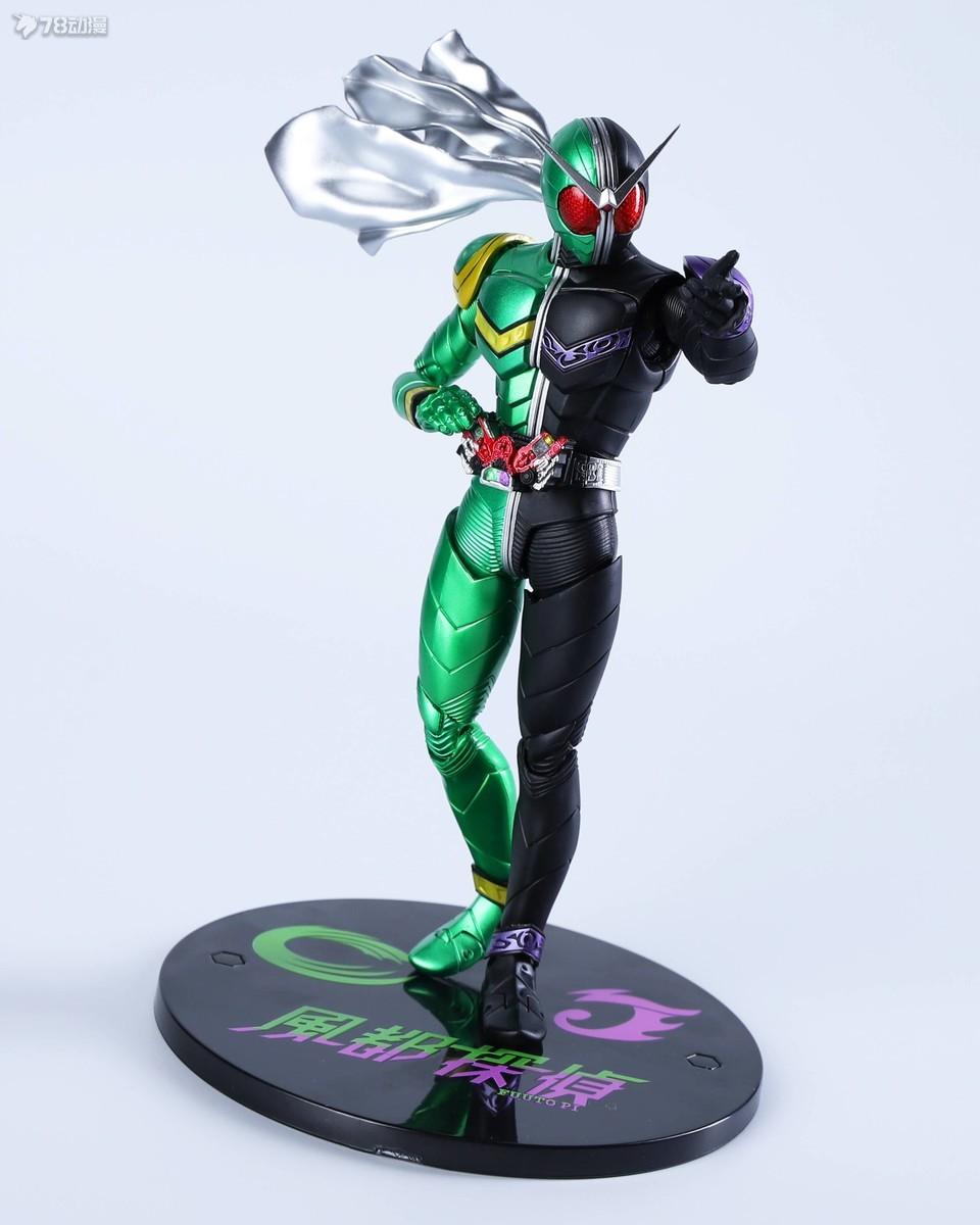 78官测:shf 真骨雕 假面骑士w 疾风王牌形态(风都侦探动画化纪念版)