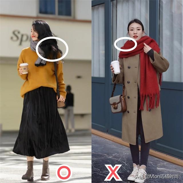 围巾系法女神必备，这才是冬天围巾打开的正确方式