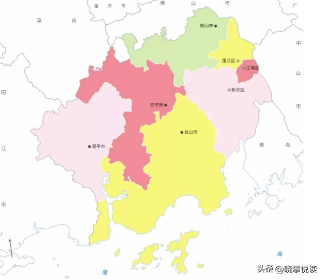 广东江门属于哪个市，江门市属于广东哪个区（江门市下辖3个区4个县级市的现任党政领导）
