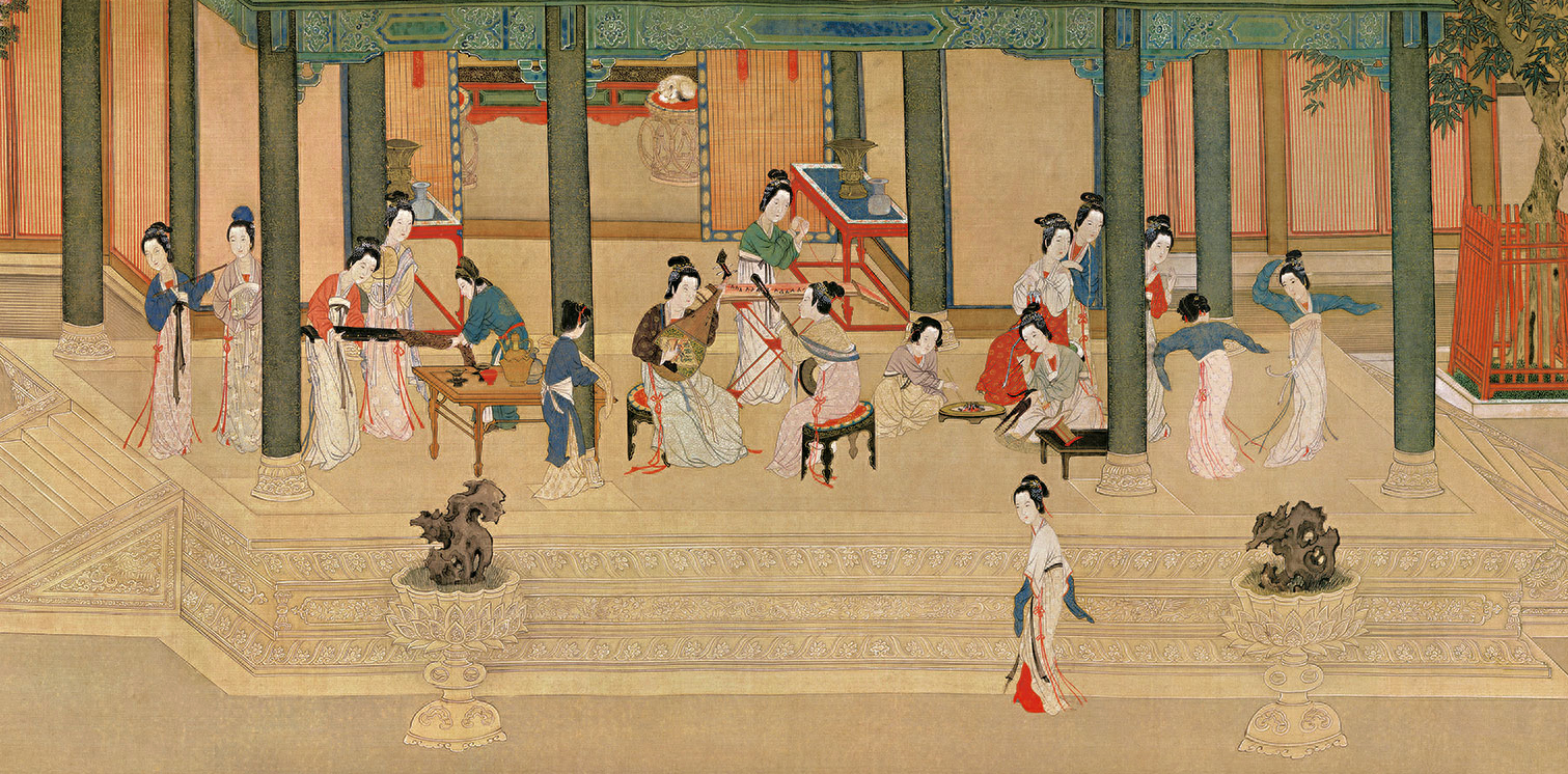 汉宫春晓图是哪个朝代的画？谁画的？（汉宫春晓图描绘了什么景象）